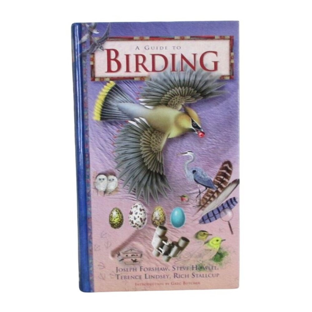 A Guide To Birding Book Bird identification Habitats Behaviors Illustrations